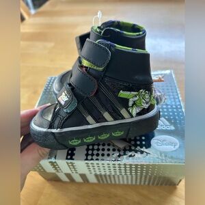 Adidas Infant Disney Pixar Buzz Lightyear Toy Story High Top Sneakers